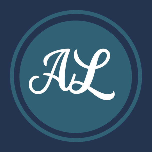 Monogram Logo with the letters A and L